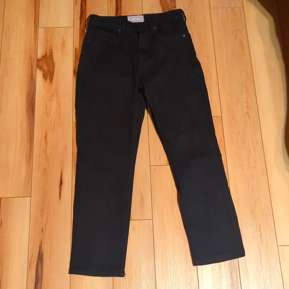 Everlane High Waist Straight Leg
